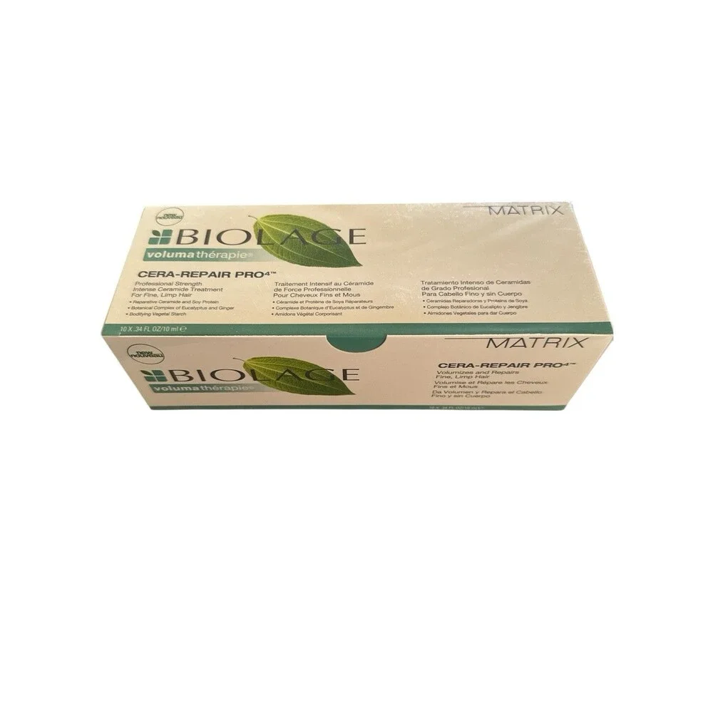 Matrix Biolage Cera-Repair Pro4 Volumizes & Repairs Fine Hair 10x.34 Fl Oz New
